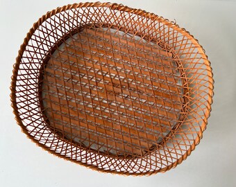 Lovely Vintage PRC Oblong Basket 13 Inches/Vintage Wall Basket - B