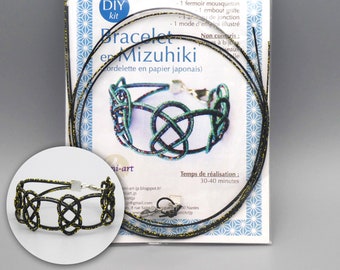 DIY KIT / Bracelet in Mizuhiki / black