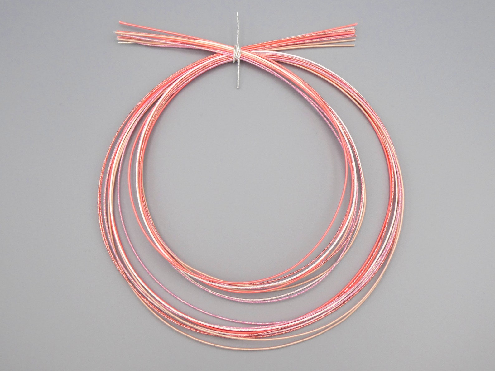 10 Threads of Mizuhiki japanese Paper Cord / Pinkwhite Etsy