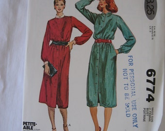 PATTERN SALE    -   McCalls 6774 Sewing Pattern