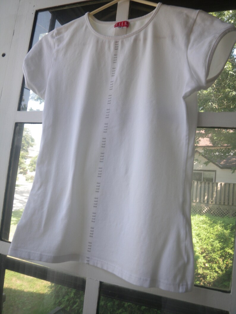 Girls or Ladies White ELLE Top
