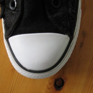 SALE Womens or Girls Black Converse Slip-On Shoes image 4