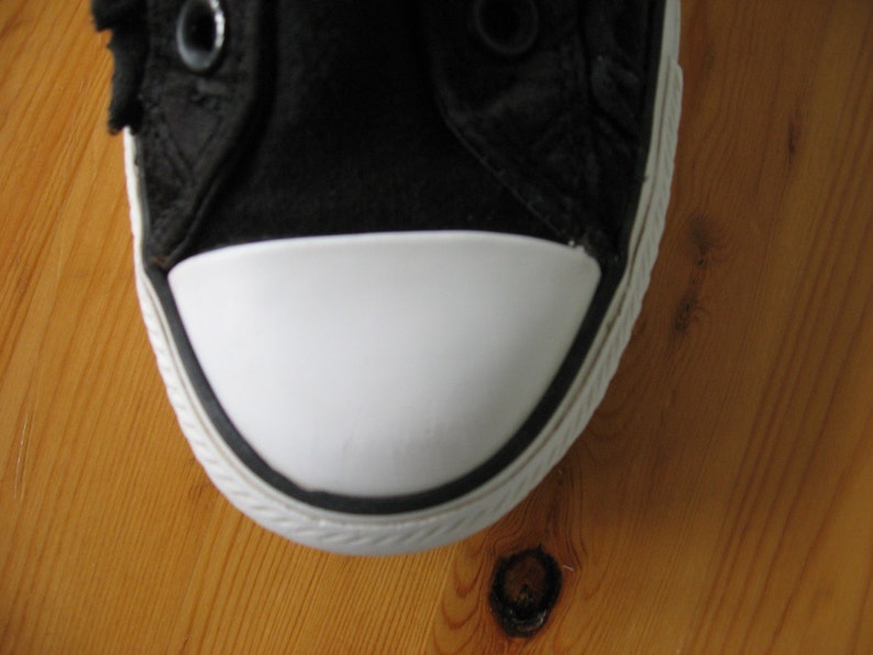 SALE Womens or Girls Black Converse Slip-On Shoes image 4