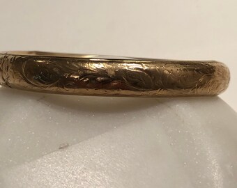 Antique bracelet gold filled