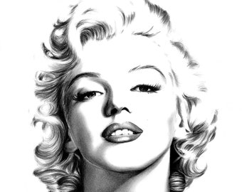 Rice Paper for Decoupage Scrapbook Craft Woman Marilyn Monroe Black and White 807