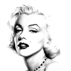 Carta di riso per decoupage Scrapbook Craft Donna Marilyn Monroe Ritratto in bianco e nero 952