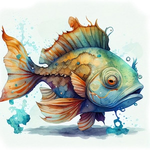 Rice Paper Decoupage Scrapbook and Craft Ocean Fish Crab 524*