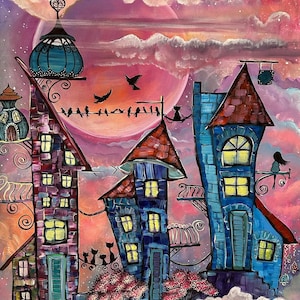 Papier de riz pour découpage Scrapbook Craft Sky Cat City 1923*