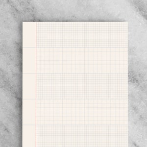 Grid Notepad | Weekly Planner Pad | To Do List | Habit Tracker | Goal Planner, 50 tear-off sheets