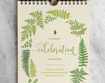 Perpetual Celebration Calendar for anniversaries & birthdays  || Favorite Story