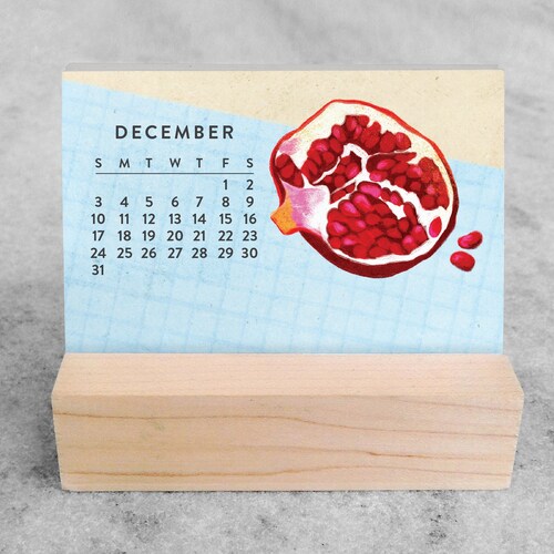 Wood Stand for Desk Calendar Etsy