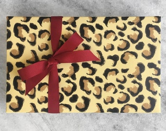 Wrapping paper Lazy Leopard