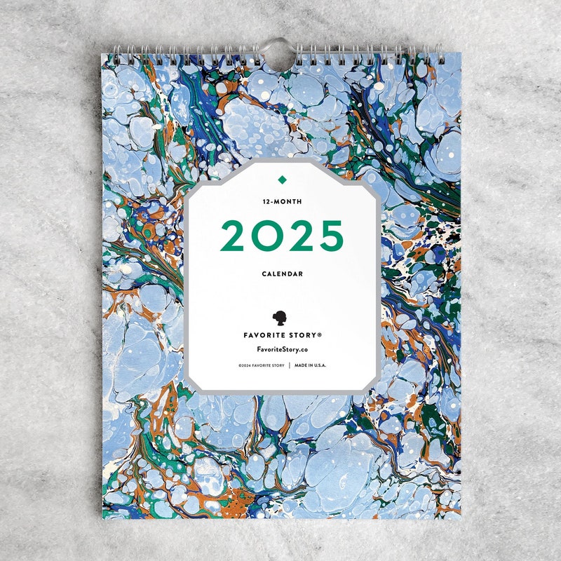 2025 Hanging Wall Calendar Etsy