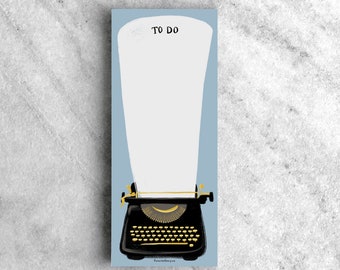 To Do List Notepad, Typewriter | Vintage Typewriter Memo Pad | Scratch Pad, desk pad