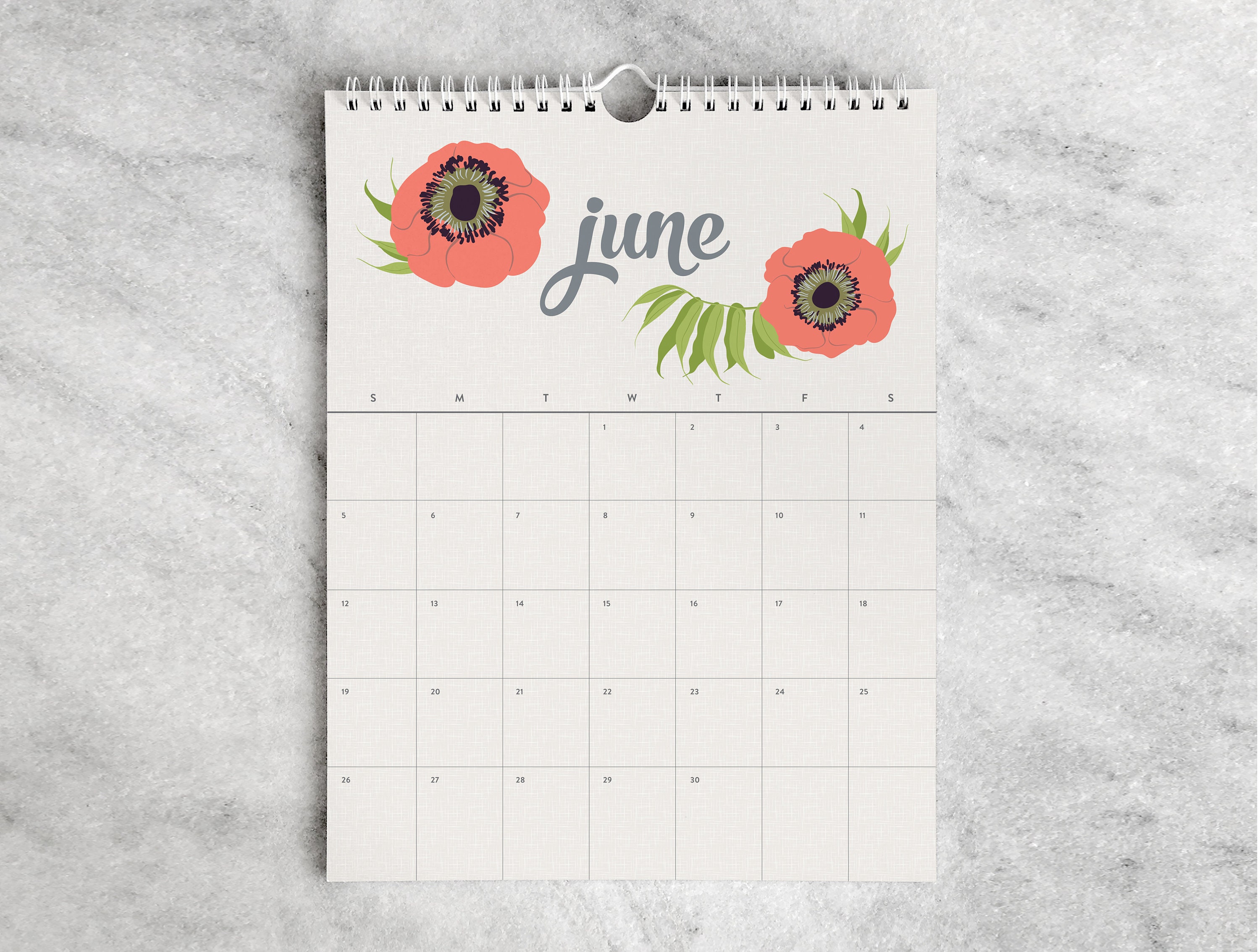 2022 monthly calendar illustrated wall calendar 2022 2022 etsy