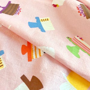 Cakes Kitchen Towel | Natural Flour Sack Dish Towel | Cotton Tea Towel | cotton towel, flour sack towel, hand towel, kitchen towel