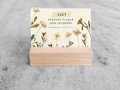 2027 Desk Calendar | Mini Desk Calendar 2027 | Small Desk Calendar | standing calendar, flip calendar, stocking stuffer, Pressed Flowers