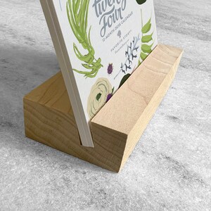 Wildflower Desk Calendar 2024 2024 Desk Calendar 2024 Calendar with Wood Stand, standard size Floral Calendar image 3