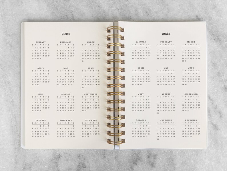 Personalized planner 2025 custom 2024-2025 planner weekly agenda monthly planner daily planner Soft Cover with Script image 6