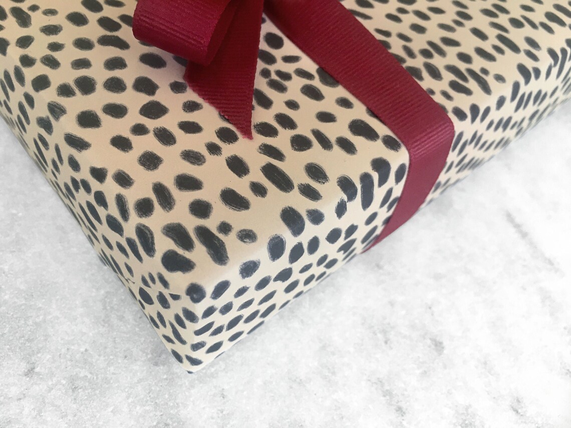 Cheetah Gift Wrap animal print fine wrapping paper all | Etsy