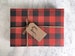 Buffalo Plaid Gift Wrap, fine Christmas wrapping paper, flat sheet paper, holiday gift wrap, 5 sheets 