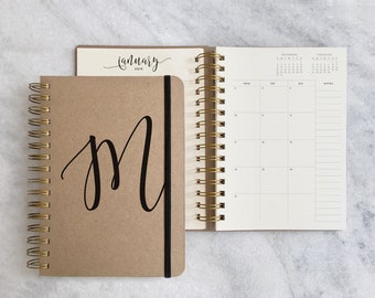 personalized 2018 planner | planner 2018 | 2018-2019 planner | custom planner, agenda | weekly planner 2018 | daily planner