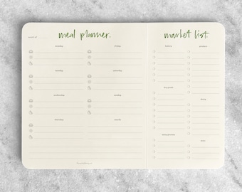Menu planner | Meal Planner Notepad with Tear-off Grocery List