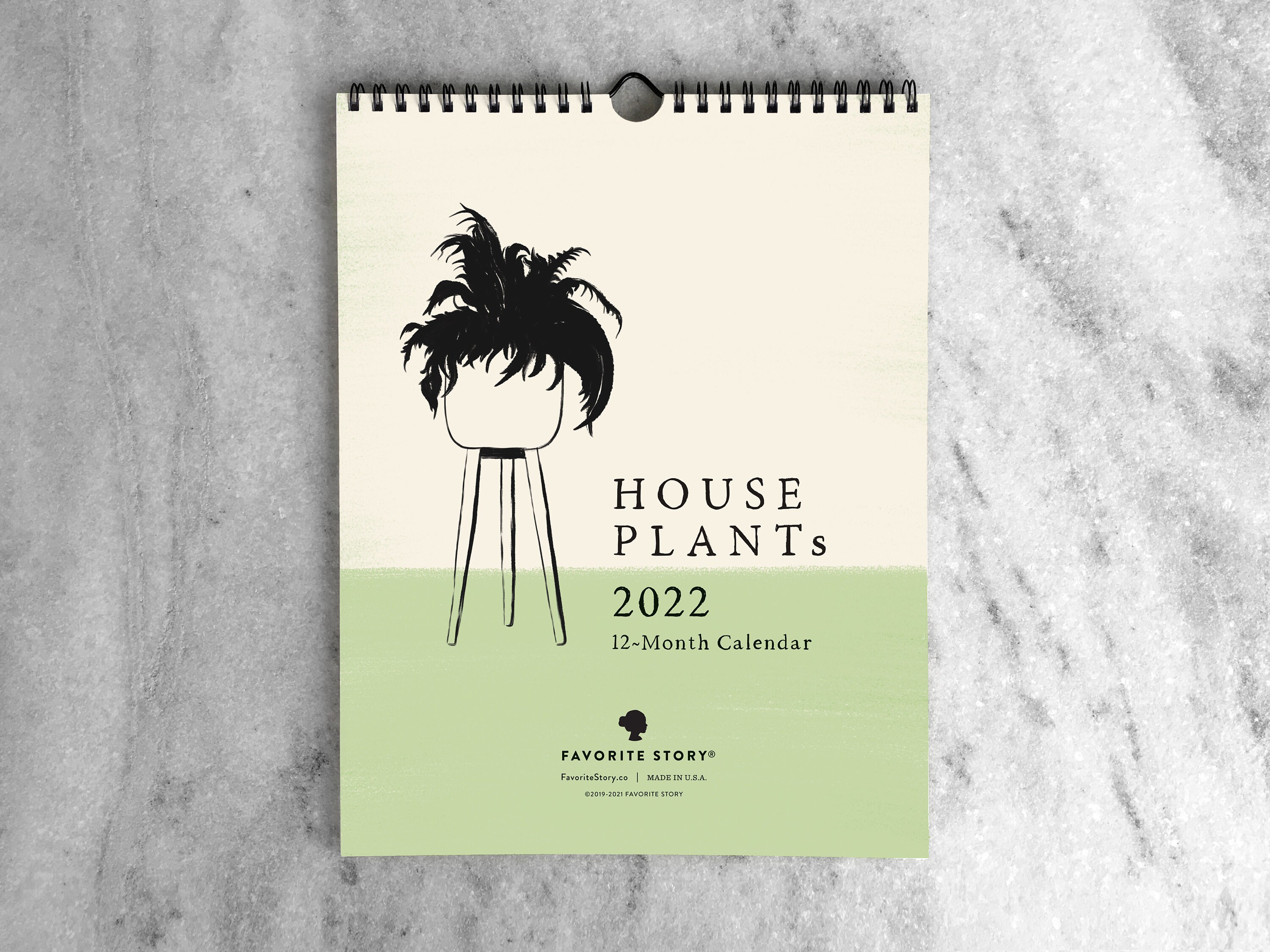 2022 Calendar Illustrated House Plants Calendar 2022 2021 | Etsy Canada