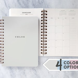 Personalized Academic Planner 2025-2026 – Custom Student Organizer, Daily & Weekly Agenda, Soft Cover, Back to School Gift