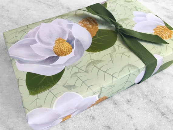 Santa Chimney Wrapping Paper Sheets - Magnolia