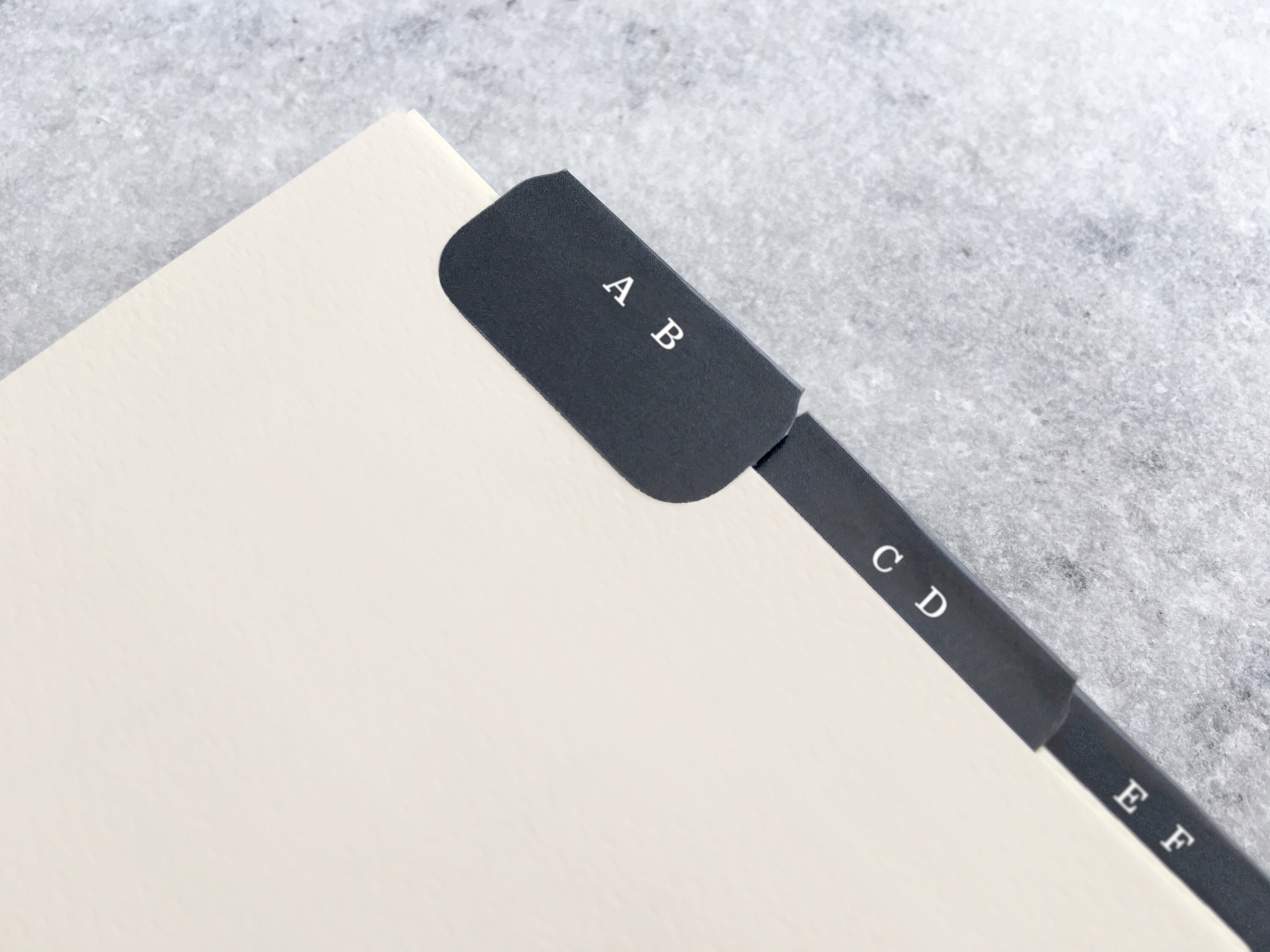 Address Book Tabs Set of 12 Password Book Dividers AZ Etsy