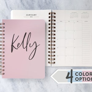 Personalized planner 2025-2026 |  custom weekly 2025-2026 planner | monthly planner |  daily planner | personal organizer | Soft Cover