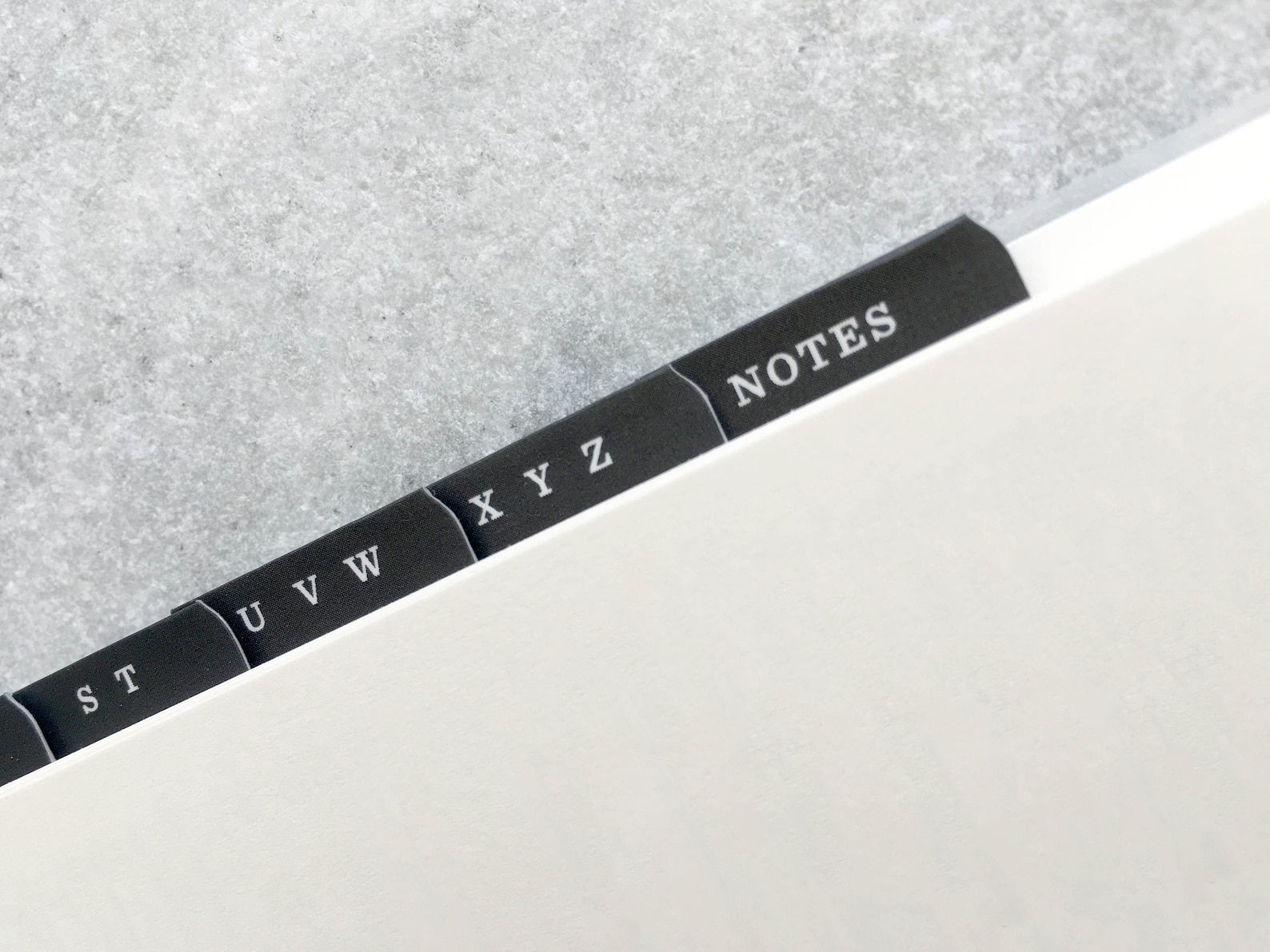 Address Book Tabs Set of 12 Password Book Dividers AZ Etsy