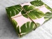 Monstera Leaves Gift Wrap, fine wrapping paper, all occasion, flat sheet paper, illustrated palm leaves, 5 sheets  || Favorite Story 
