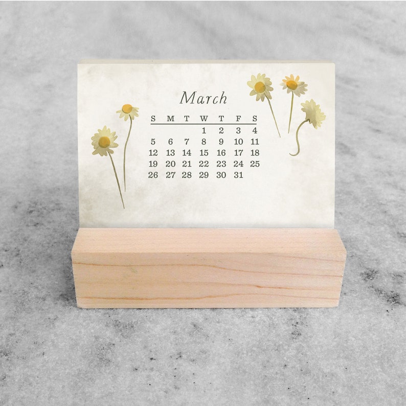 2023 Desk Calendar Mini Desk Calendar 2023 Monthly - Etsy
