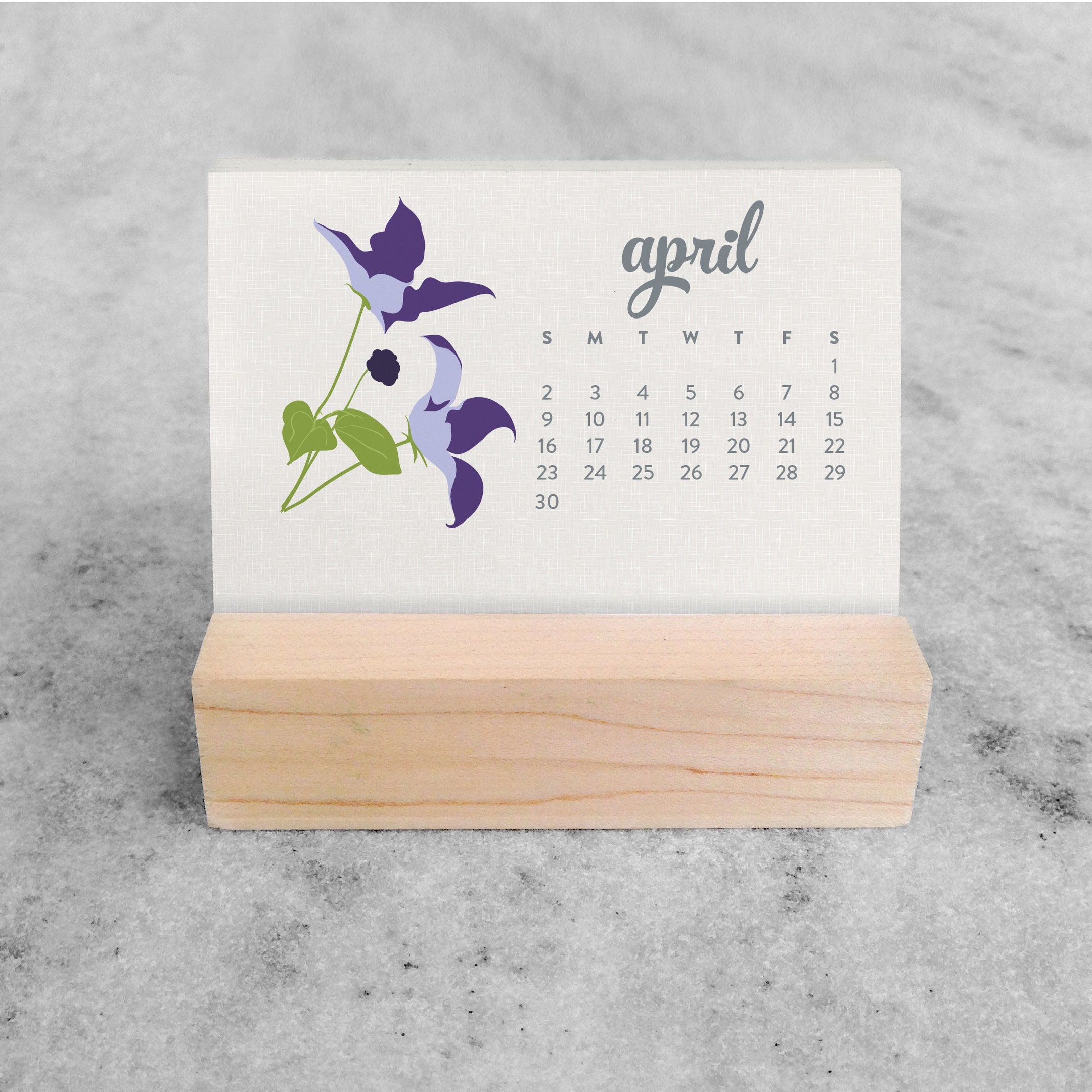 2023 Desk Calendar Mini Desk Calendar 2023 Monthly - Etsy UK