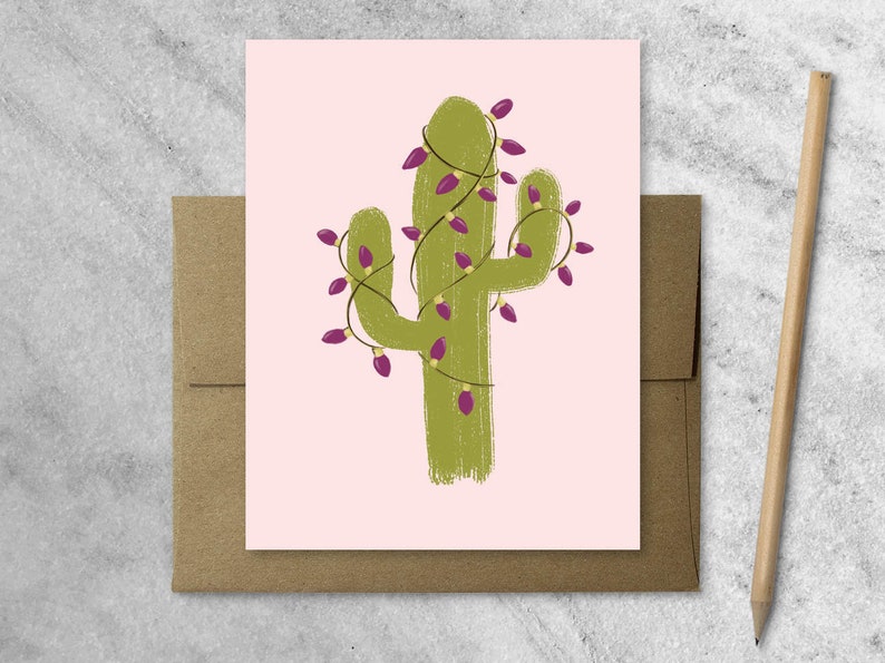 Cactus Christmas Cards 
