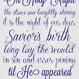 Oh Holy Night - Instant Download
