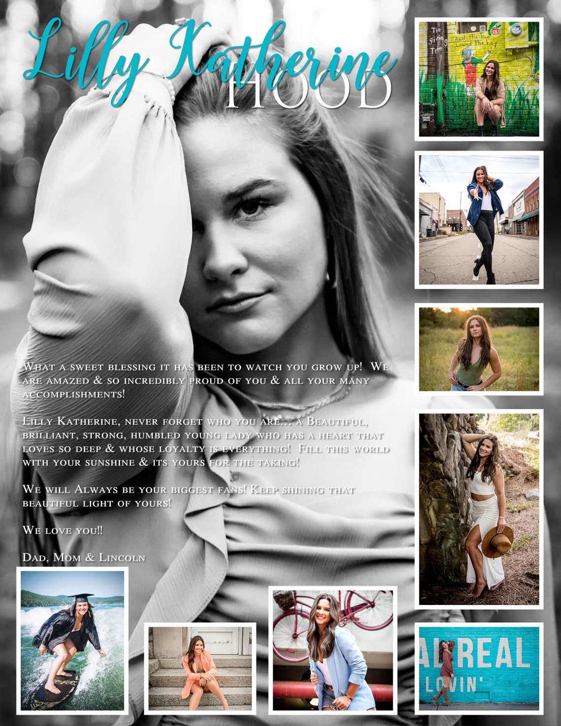 Custom Yearbook Ad Design Custom Design YB Advertisement School Year