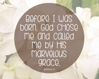 Galatians 1:5 - &quot;Marvelous Grace&quot; - Instant Download