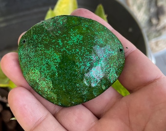 Handmade Leather Glitter Eye Patch