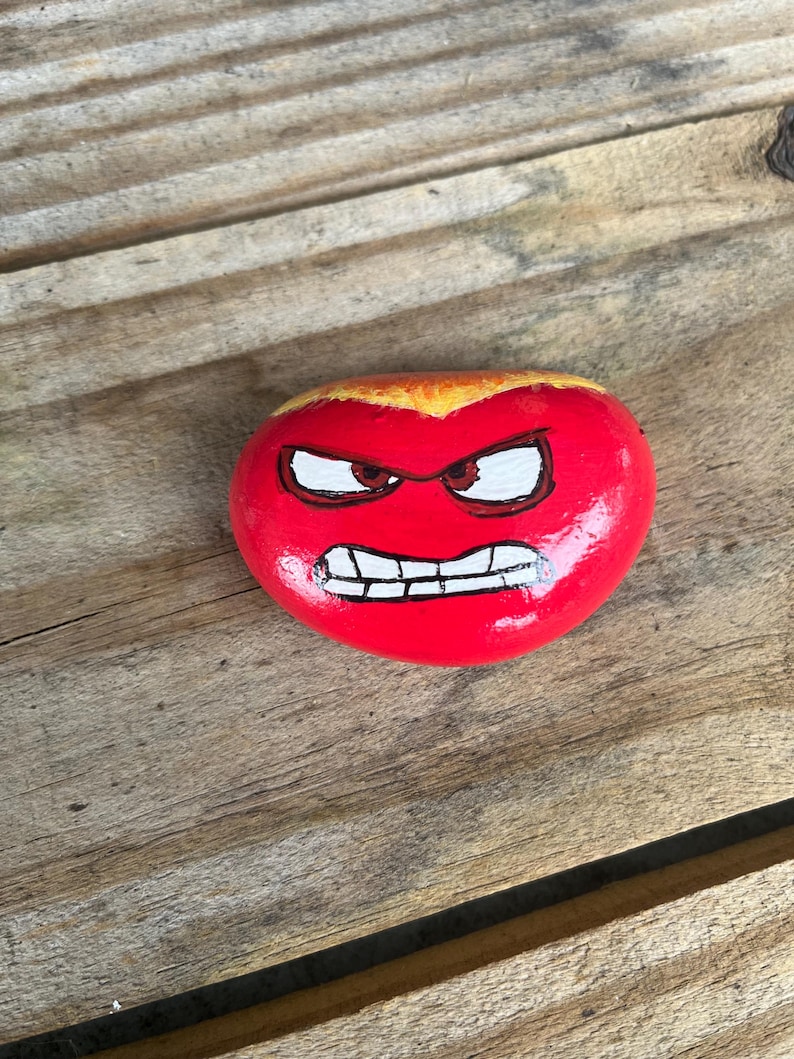 Character Big Rocks Painted Character Rocks - Etsy