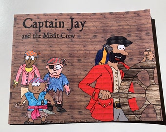 Captain Jay and the Misfit Crew personalized and signed copy