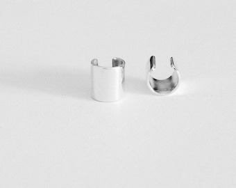 Sterling Silver Ear Cuff - Silver Stud/Post Earrings