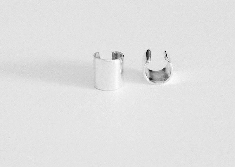 Sterling Silver Ear Cuff Silver Stud/post Earrings Etsy Australia