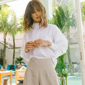 Linen Shirt TURTLE TRELLIS