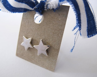 Sterling Silver Star Post / Stud Earrings