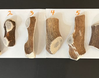 One Half 'Split' LARGE Elk Antler Dog Chew Treat