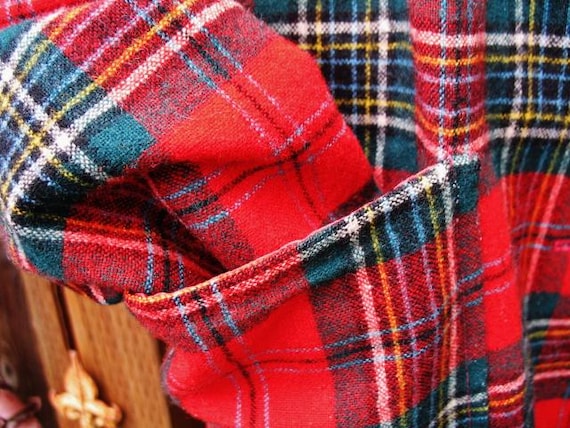 Plaid christmas blazer