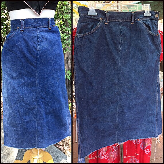 Vintage 50s Side Zip RANCHCRAFT Denim 1950s Rockab
